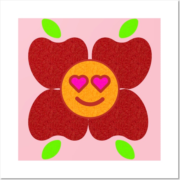 I Heart Fruit Flower Wall Art by TeachUrb